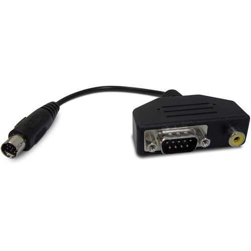 DC-A16 RS-232 and Composite Video to Mini DIN Adapter Cable for Select Document Cameras