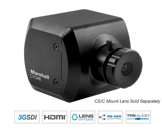 Marshall CV346 Compact HD Camera (3GSDI & HDMI)