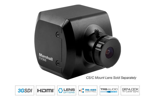 CV370   Compact POV Camera NDI HX3 & HDMI