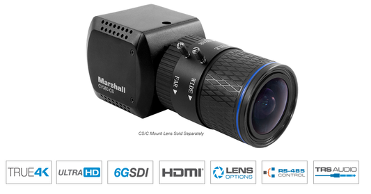 Marshall CV380-CS Compact 4K30 Camera (6GSDI & HDMI)