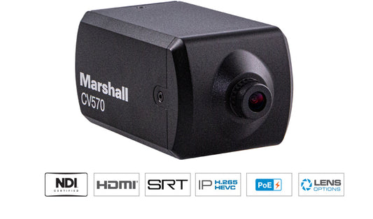 CV570 Miniature POV Camera NDI HX3 and HDMI