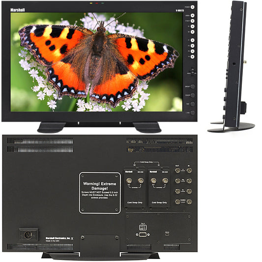 Marshall V-MD173 6RU 17" Full Resolution Rack Mount / Standalone Monitor with Modular Inputs